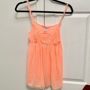 Victoria’s Secret Neon Babydoll Lace Trimmed Nighty XS